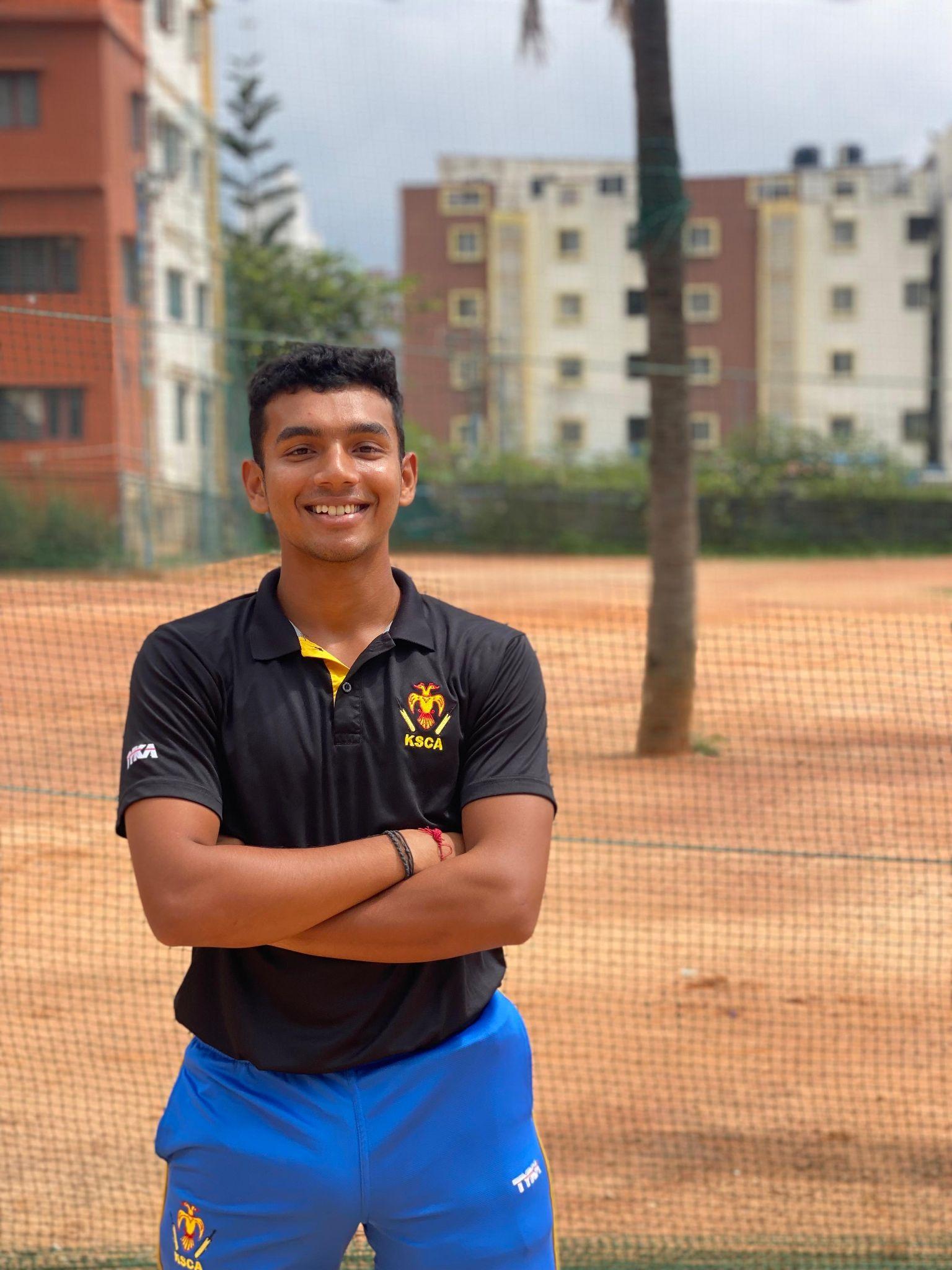 Aashish Mahesh — Karnataka U-19 & South Zone Cricketer